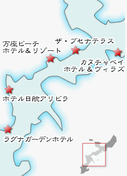 沖縄　ホテルマップ